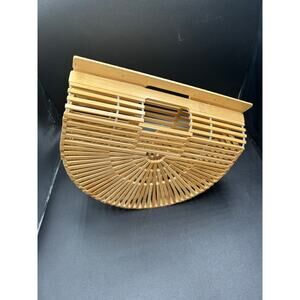 Bamboo Ark Style Top Handle Bag/Purse
